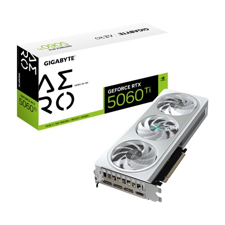 Experience Unmatched Gaming Performance with GIGABYTE GeForce RTX 5060 Ti AERO OC 8G - 8 GB GDDR7 Graphics Card!